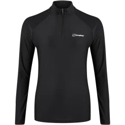 Women Berghaus Womens 24/7 Tech Tee LS Half Zip