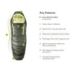 Nemo Womens Disco 15F Down Sleeping Bag
